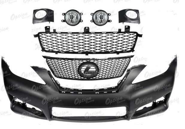 Lexus-IS250/350-06-08-ISF-Style-Front-Bumper-Kit-[SIX]