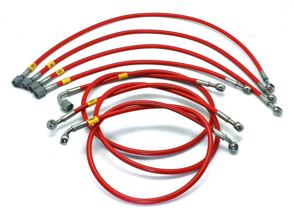 VW-Golf-2-GTi-K-JET-84-92-Braided-Injector-Hoses-7-pc-HEL