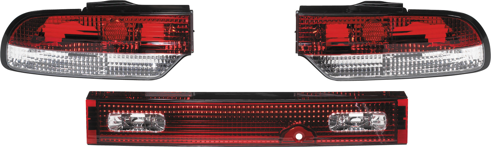 Nissan-S13-Taillights-Set-Red/Clear