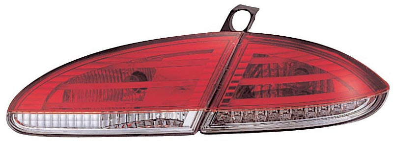 Seat-Leon-1P-05-09-LED-Taillights-Set-Red/Clear