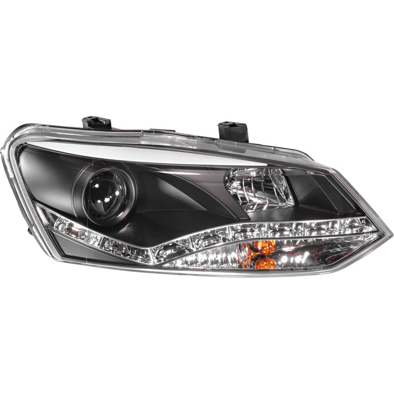 VW-Polo-6R-10+-Headlights-Set-DRL-Black-(Electric)