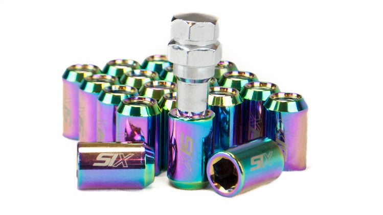 SIX-Performance-STEEL-Lug-Nuts-50mm-12x1.50-NeoChrome-V4-20x