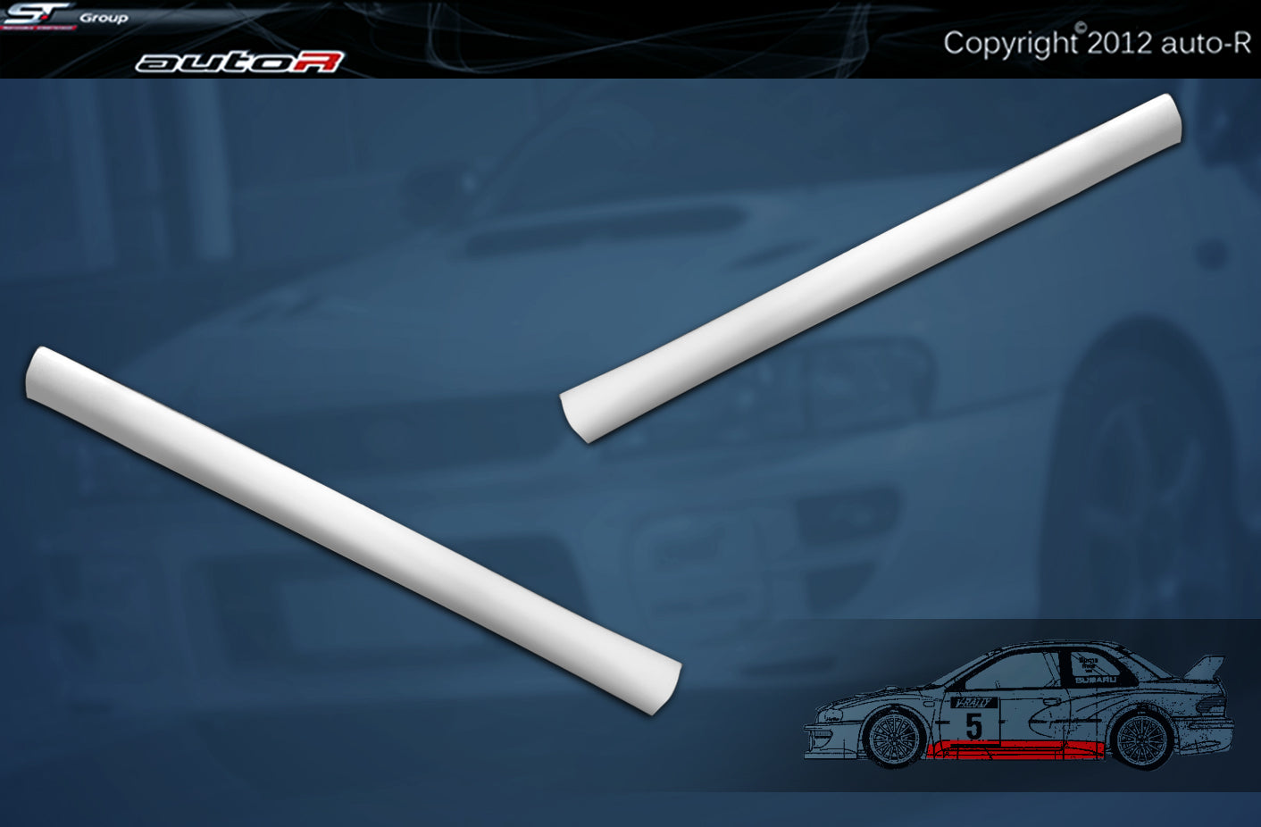Subaru-Impreza-92-00-2D-22B-Look-WRC-Side-Skirts-Set-L+R