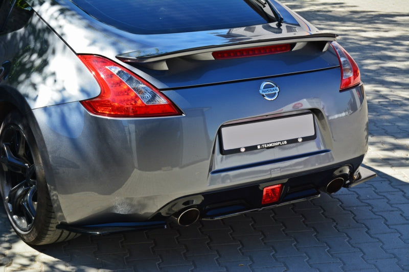 Nissan-370Z-09+-MXT-Rear-Bumper-Add-Ons-ABS-Gloss-Black