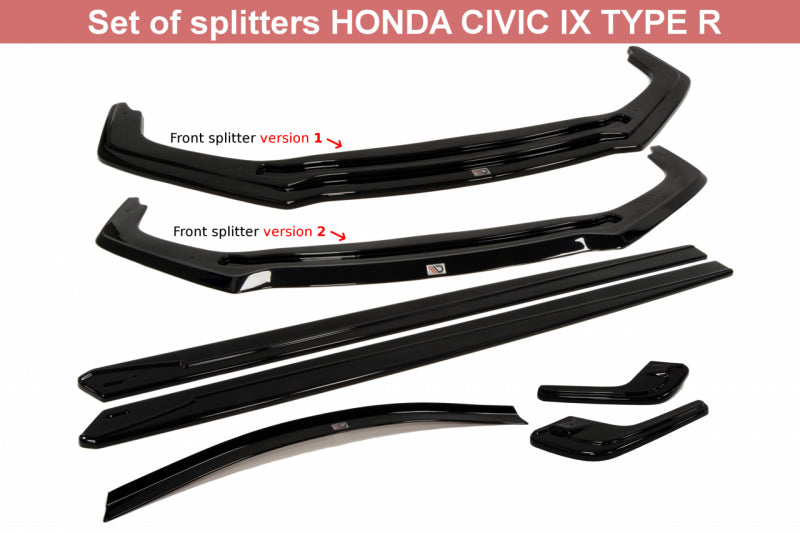 Honda-Civic-Type-R-FK2-15+-MXT-ABS-Gloss-Black-Splitter-Set