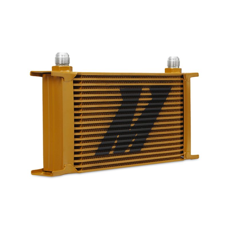 Universal-19-Row-Oil-Cooler-Gold-Mishimoto