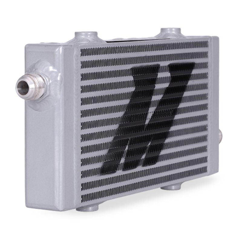 Cross-Flow-Bar-&-Plate-Oil-Cooler-Small-Silver-Mishimoto