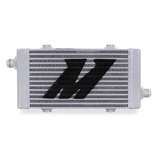 Cross-Flow-Bar-&-Plate-Oil-Cooler-Small-Silver-Mishimoto