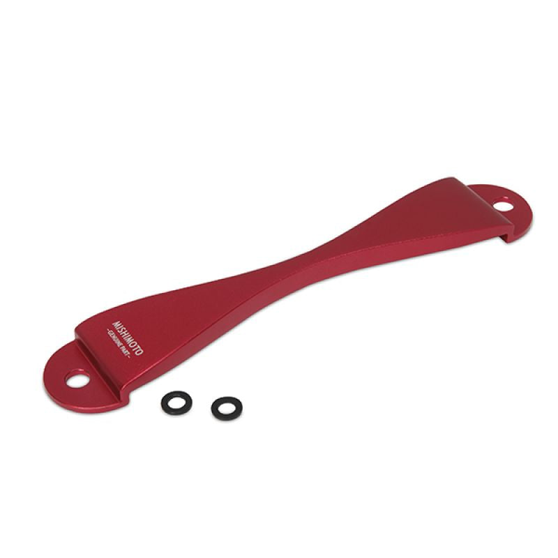 Mishimoto-Subaru-Universal-CNC-Battery-Tie-Down-Red