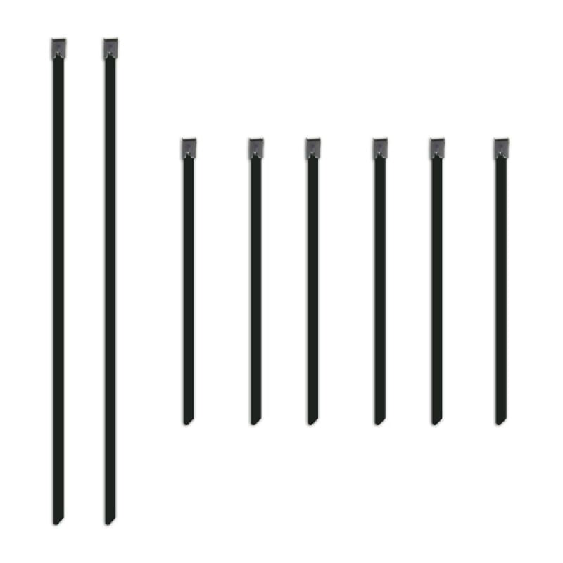 Set-of-Six-6"-&-Two-14"-Stainless-Locking-Ties-Mishimoto