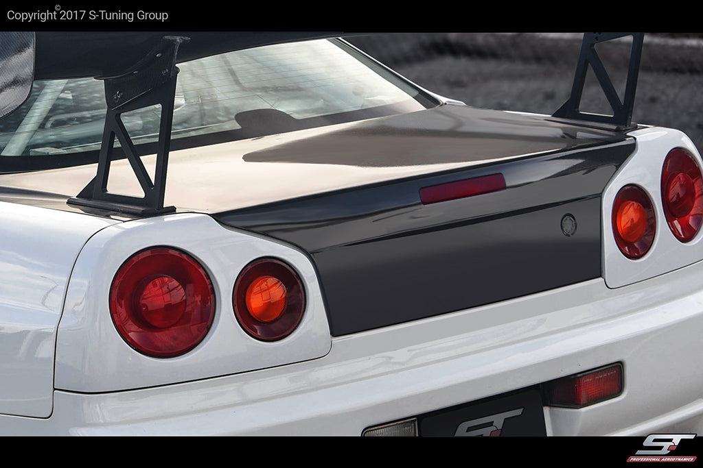 Nissan-Skyline-R34-GTT/GTR-FRP-Trunklid-Lightweight-OEM-4Kg