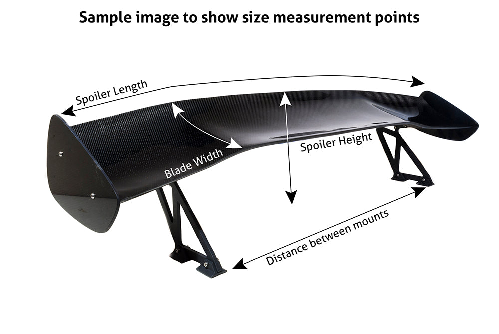 Universal-Carbontrenz-Carbon-Fiber-Spoiler/Wing-GT1-(146cm)