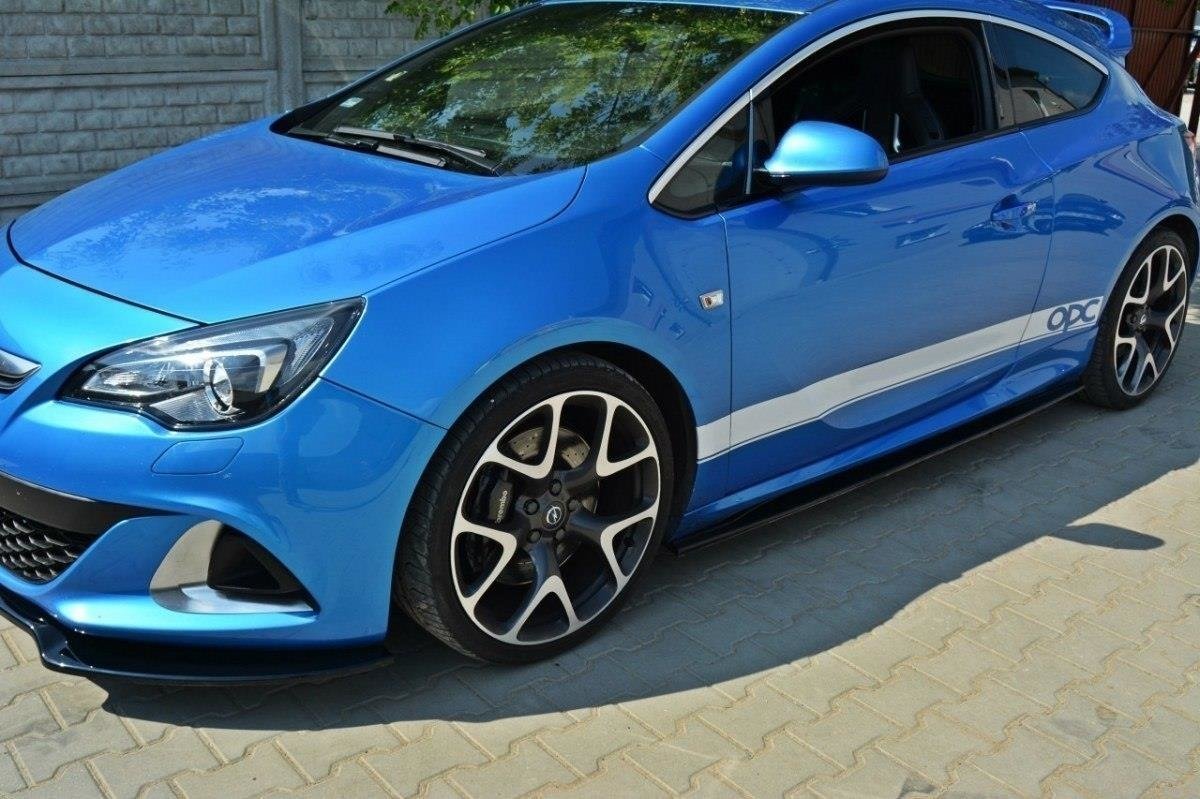 Side-Skirts-Diffusers-Opel-Astra-J-OPC-/-VXR---Gloss-Black