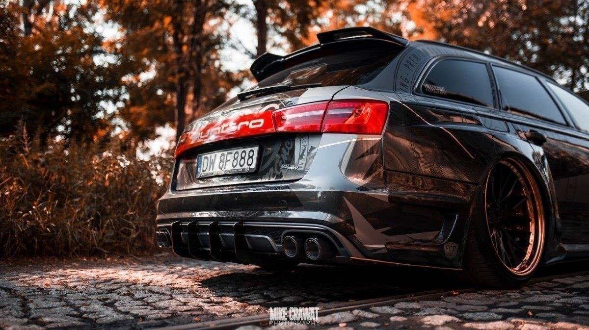 Wide-Body-Audi-S6-C7-Avant-+-Set-Of-Splitters