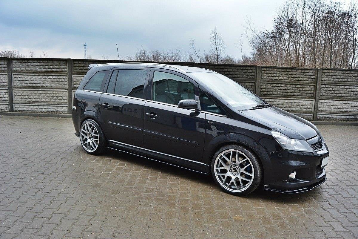Side-Skirts-Diffusers-Opel-Zafira-B-OPC---Gloss-Black