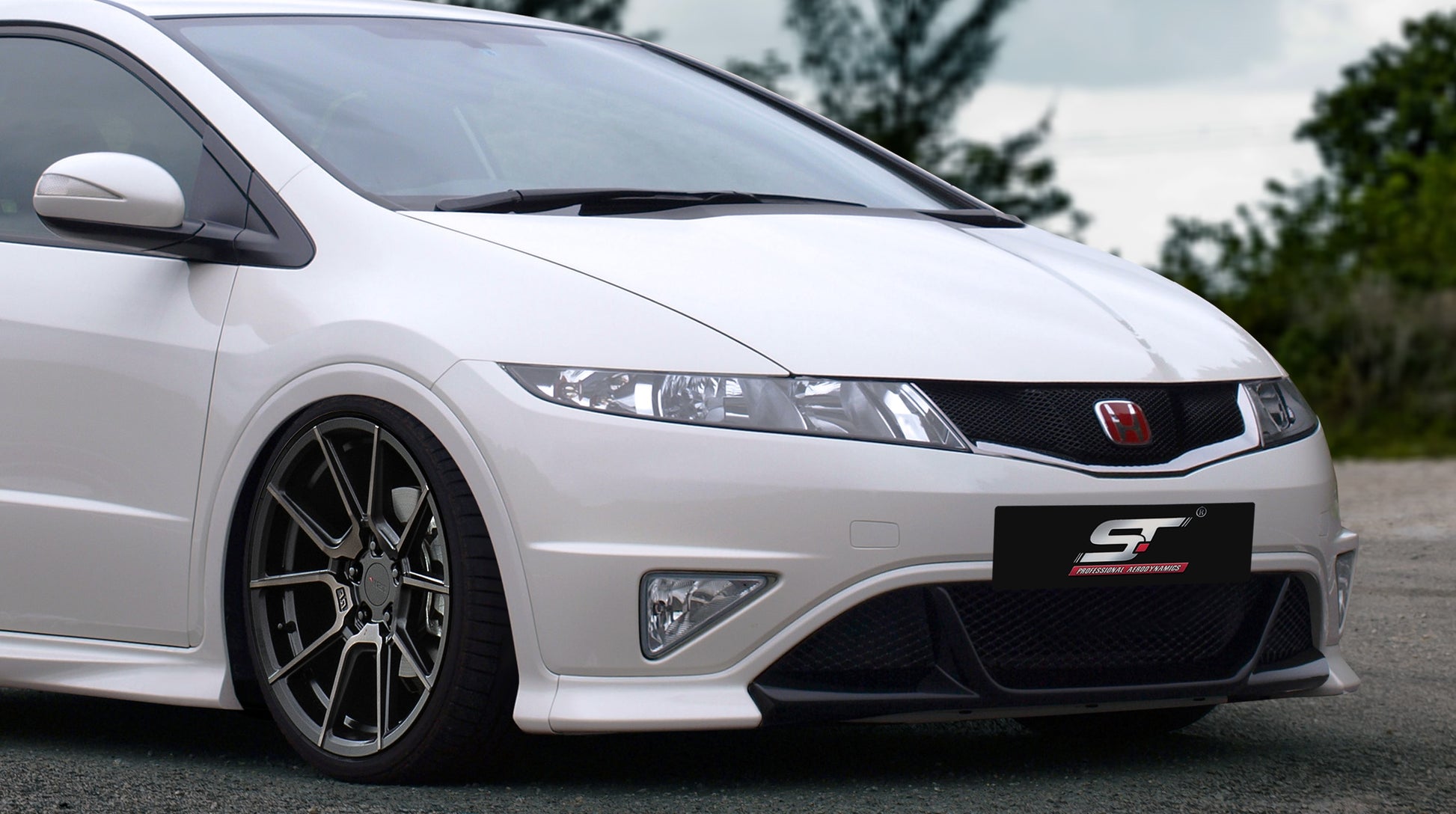 Honda-Civic-06-11-FK/FN/FN2-HB-Front-Underbumper-Spoiler