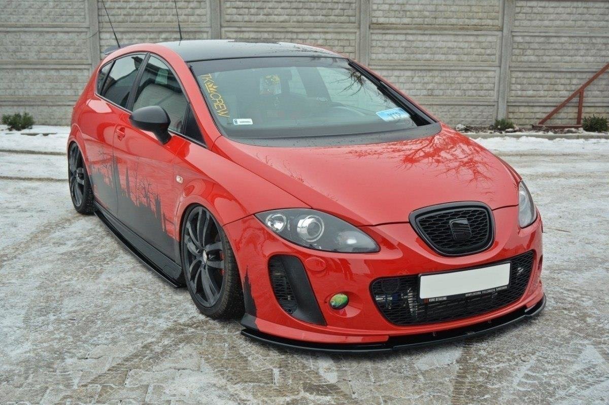 Side-Skirts-Diffusers-Seat-Leon-MK2-MS-Design---Gloss-Black