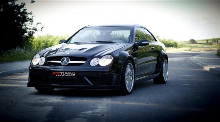 Bodykit-+-Bonnet-Mercedes-CLK-W209-Black-Series-Look-Primed