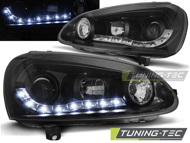 VW-Golf-5-Headlights-Daylight-Black