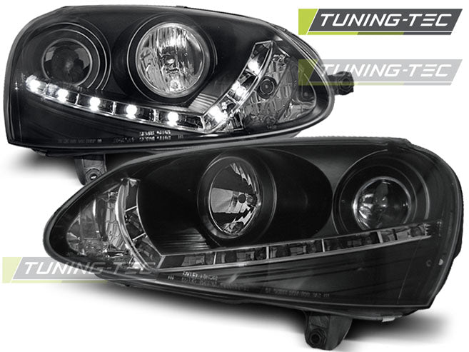 VW-Golf-5-03-08-Headlights-Daylight-Black