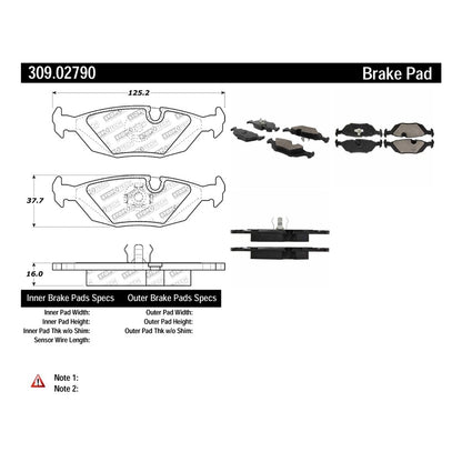 30902790-Stoptech-Sport-Brake-Pads-with-Shims-&-Hardware