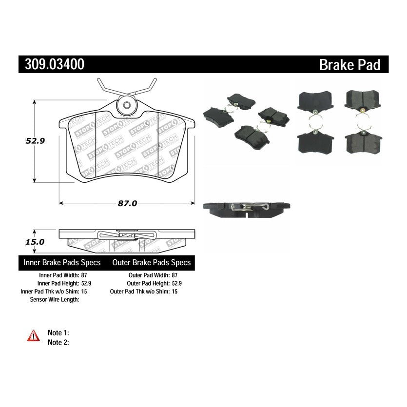 30903400-Stoptech-Sport-Brake-Pads-with-Shims