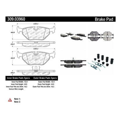 30903960-Stoptech-Sport-Brake-Pads-with-Shims-&-Hardware
