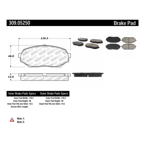 30905250-Stoptech-Sport-Brake-Pads-with-Shims-&-Hardware