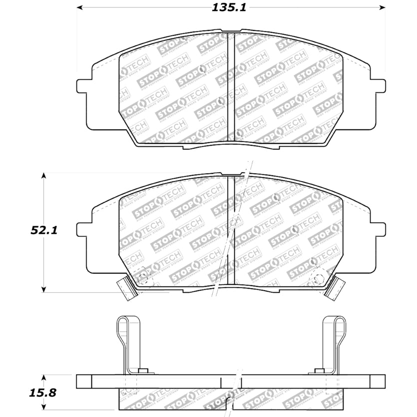 30908290-Stoptech-Sport-Brake-Pads-with-Shims-&-Hardware