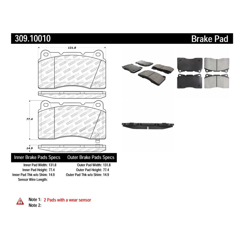 30910010-Stoptech-Sport-Brake-Pads-with-Shims
