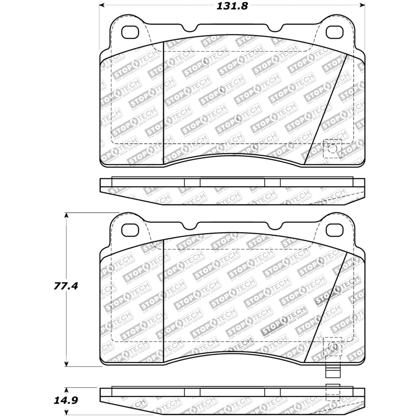 30910010-Stoptech-Sport-Brake-Pads-with-Shims