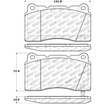 30910010-Stoptech-Sport-Brake-Pads-with-Shims