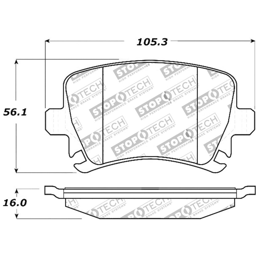 30911080-Stoptech-Sport-Brake-Pads-with-Shims-&-Hardware