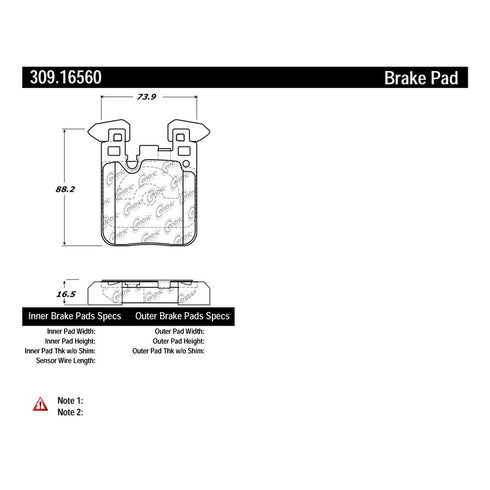 30916560-Stoptech-Sport-Brake-Pads-with-Shims-&-Hardware