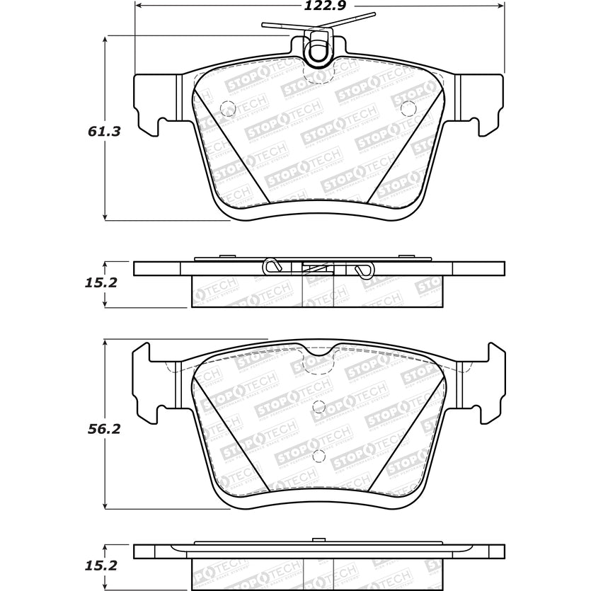 30917610-Stoptech-Sport-Brake-Pads-with-Shims-&-Hardware