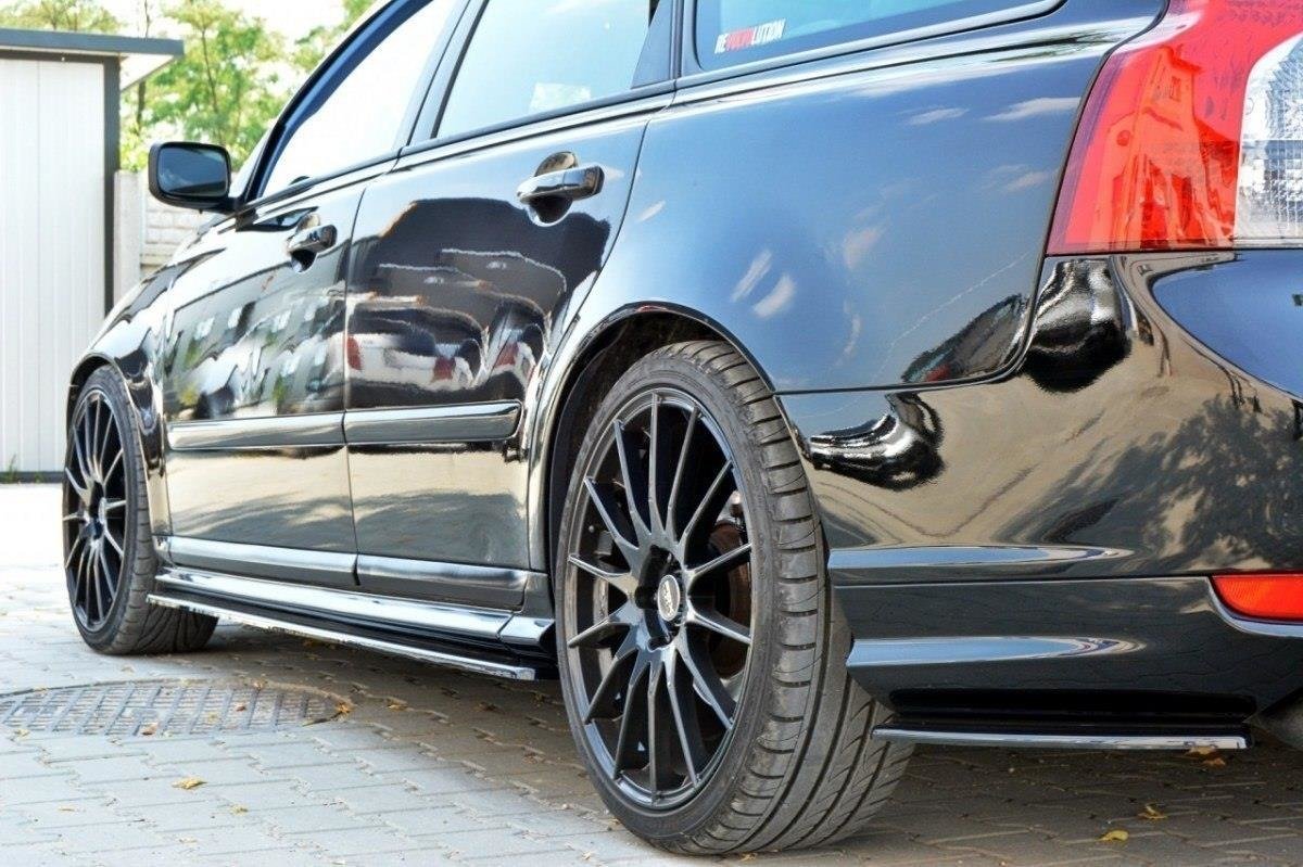 Side-Skirts-Diffusers-Volvo-V50F-R-Design---Gloss-Black