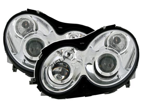 Mercedes-CLK-W209-03-10-Chrome-Headlights