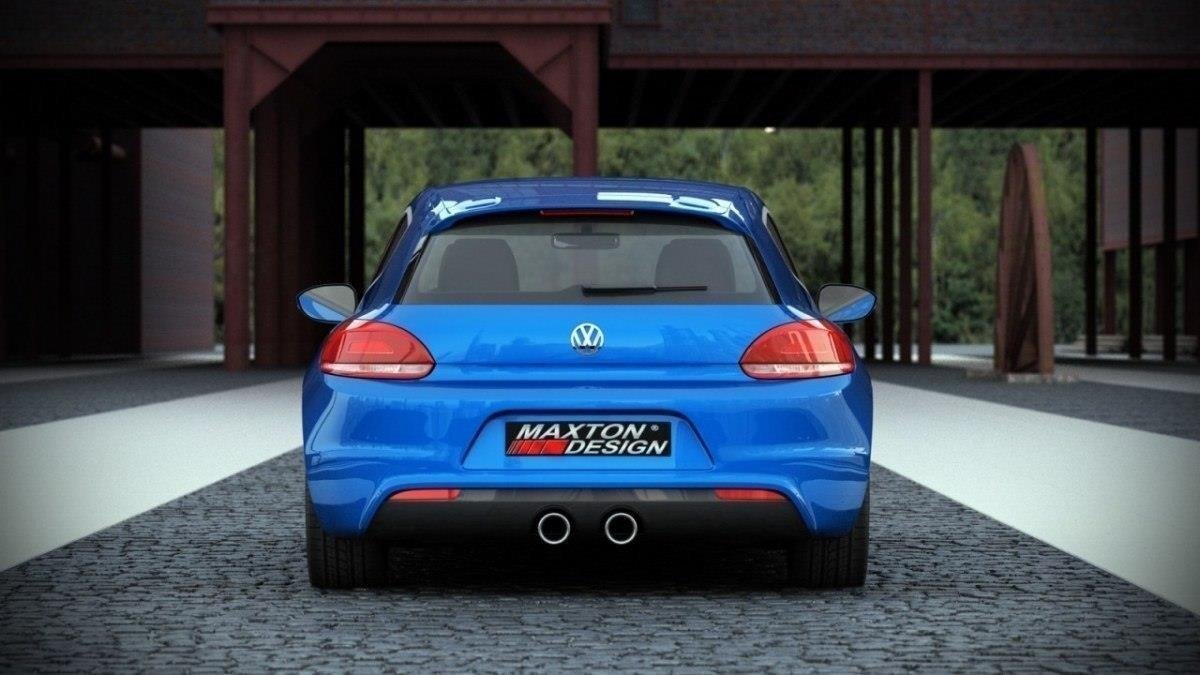 Rear-Valance-VW-Scirocco-III-R-With-2-Exhaust-Holes-Not-Prim