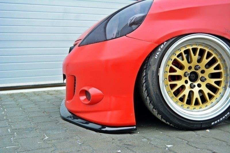 Front-Splitter-V.1-Honda-Jazz-MK1---Gloss-Black
