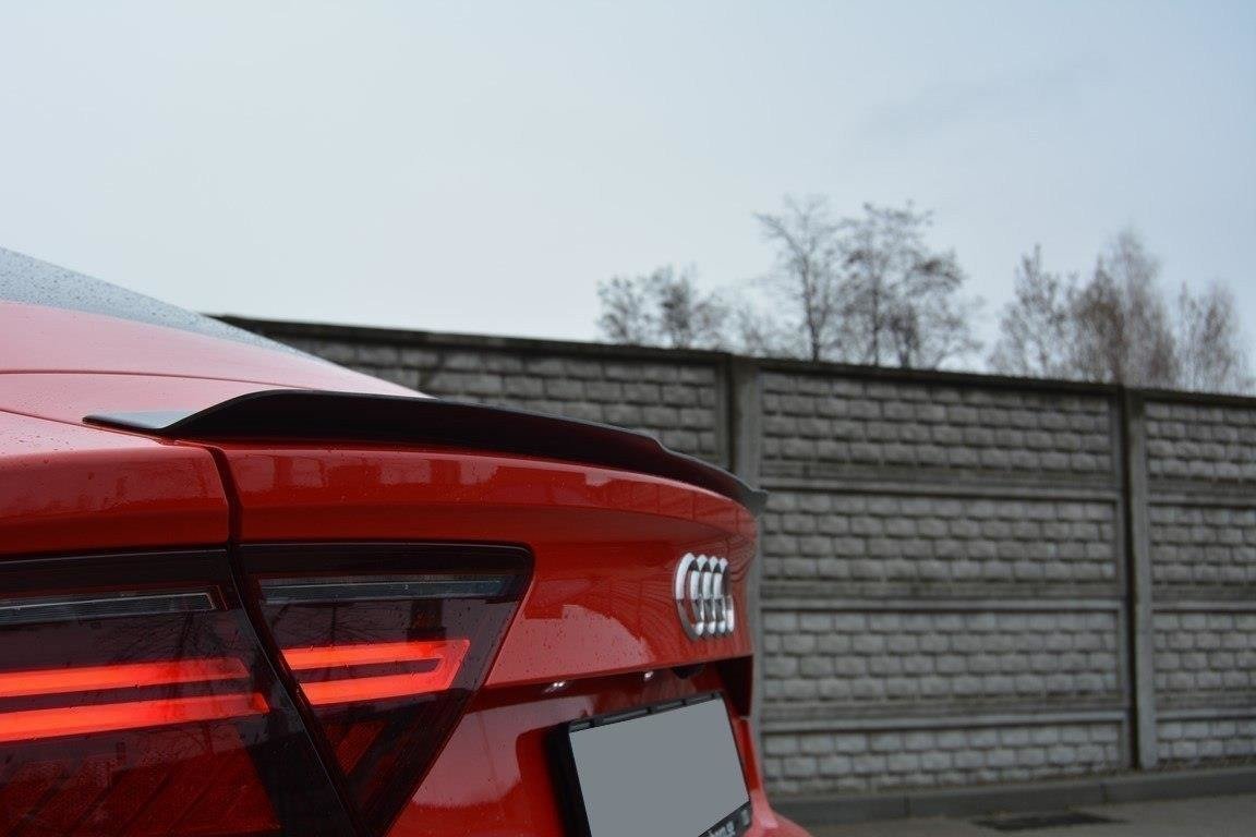 Spoiler-Extension-Audi-A7-S-Line-(Facelift)---Gloss-Black