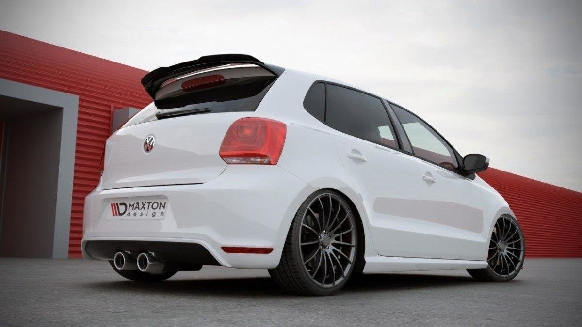 Spoiler-Extension-VW-Polo-MK5-(R-WRC-Look)---Gloss-Black