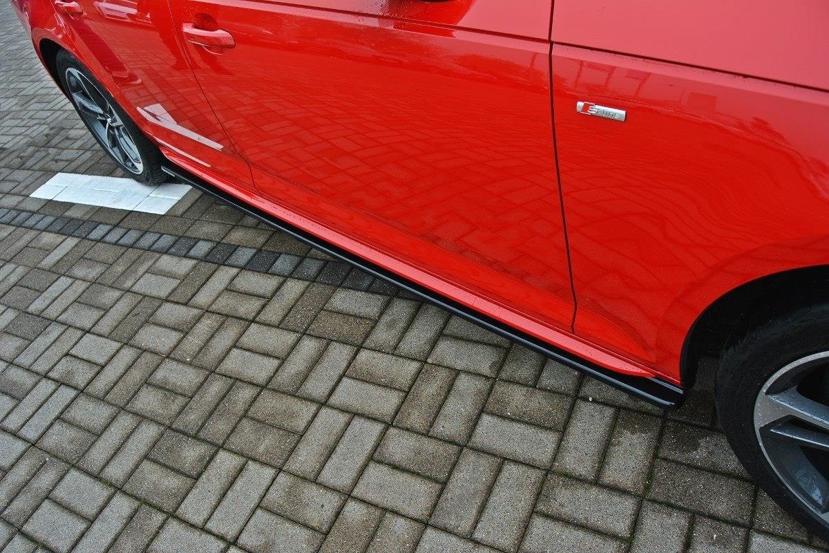 Side-Skirts-Diffusers-Audi-S4-/-A4-S-Line-B9---Gloss-Black