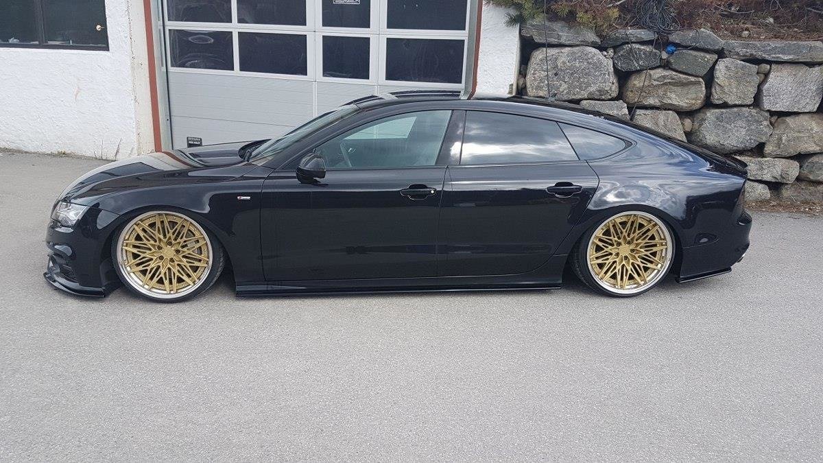 Side-Skirts-Diffusers-Audi-S7-/-A7-S-Line-C7---Gloss-Black