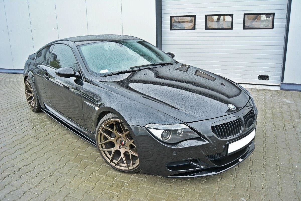 Side-Skirts-Diffusers-BMW-M6-E63---Gloss-Black