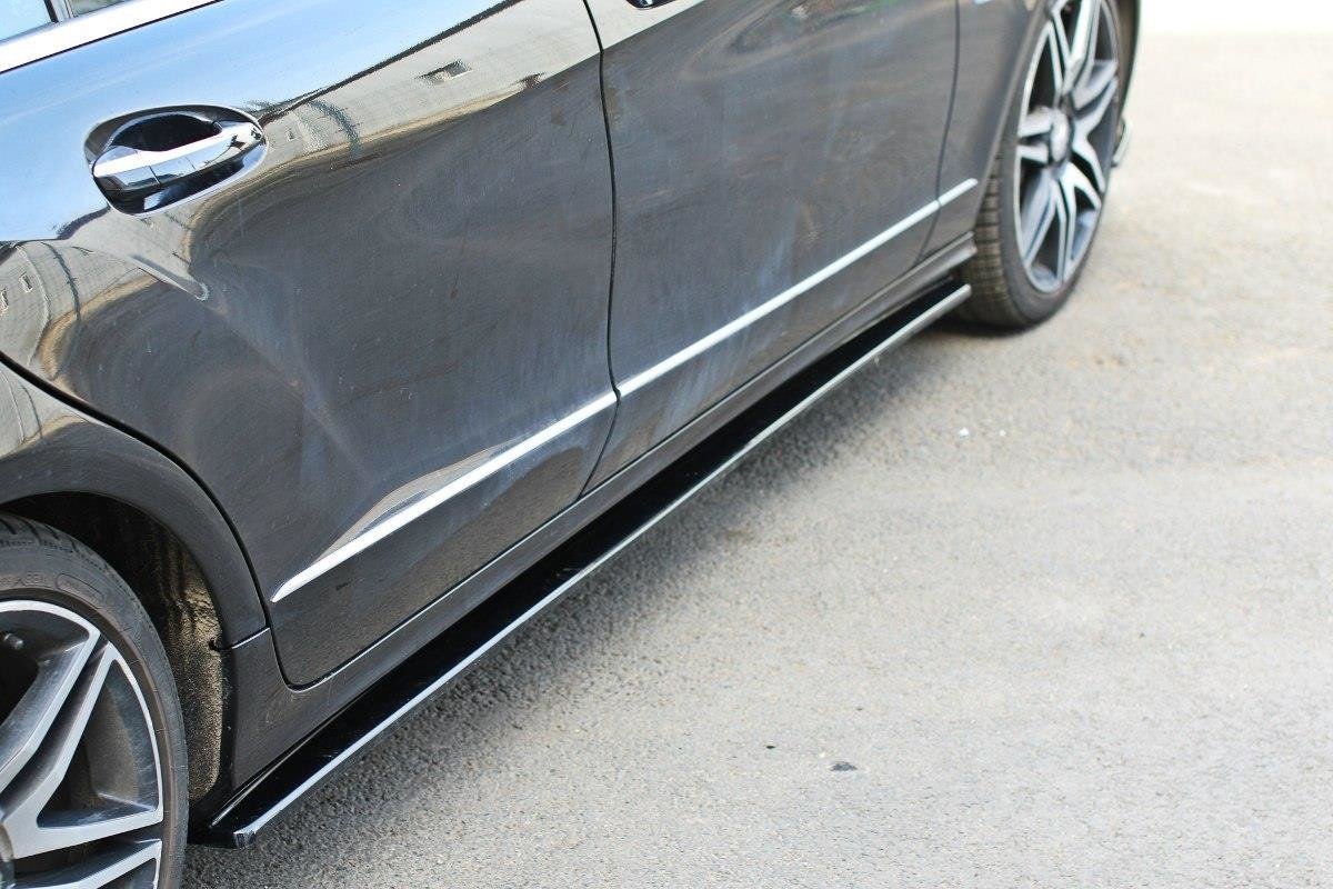 Side-Skirts-Diffusers-Mercedes-CLS-C218---Gloss-Black