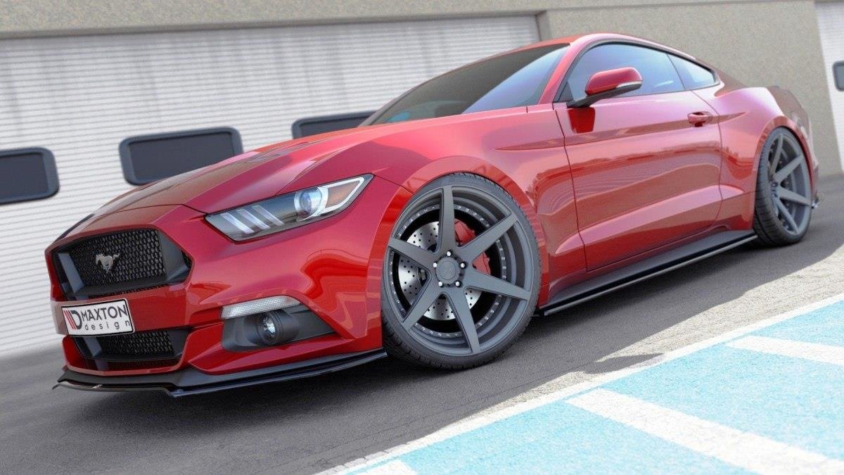 Front-Splitter-Ford-Mustang-MK6---Gloss-Black