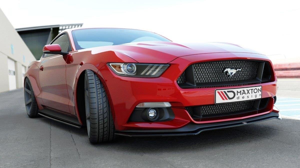 Front-Splitter-Ford-Mustang-MK6---Gloss-Black