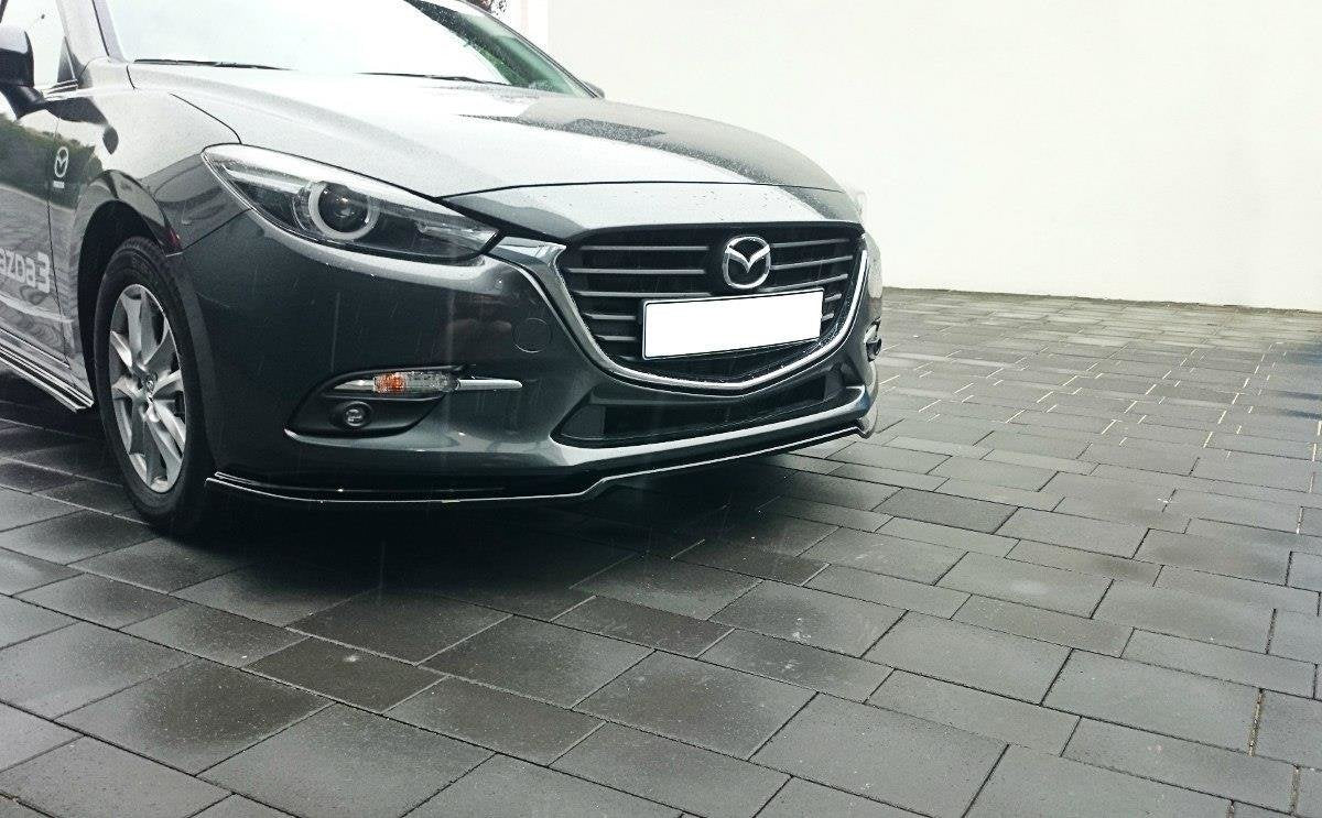Front-Splitter-V.1-Mazda-3-BN-(MK3)-Facelift---Gloss-Black