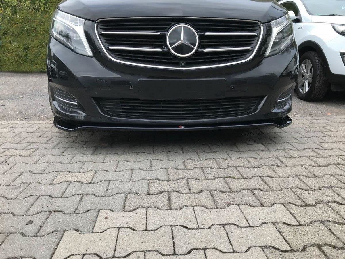 Front-Splitter-V.3-Mercedes-V-CLass-W447---Gloss-Black