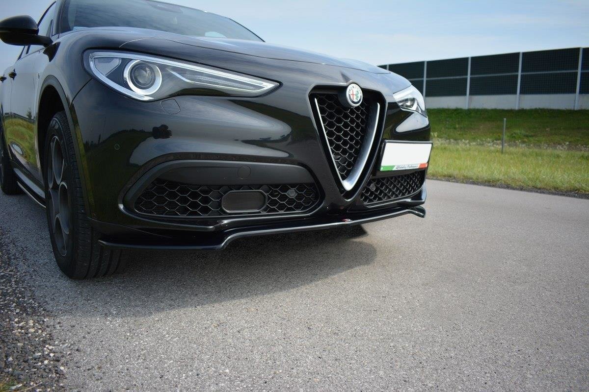 Front-Splitter-V.1-Alfa-Romeo-Stelvio---Gloss-Black